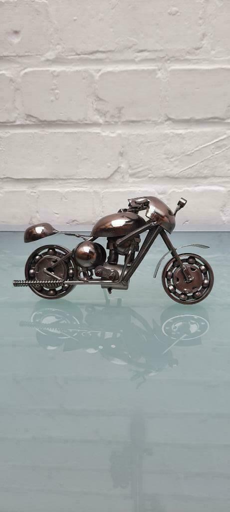 Decoratie miniatuur motor - ijzer  model, Motoren, Ophalen of Verzenden, Nieuw
