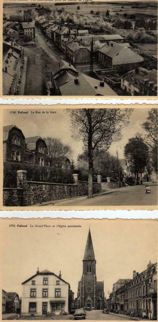 lot de 3 cartes postales de Paliseul, Enlèvement ou Envoi, 1960 à 1980, Non affranchie, Luxembourg