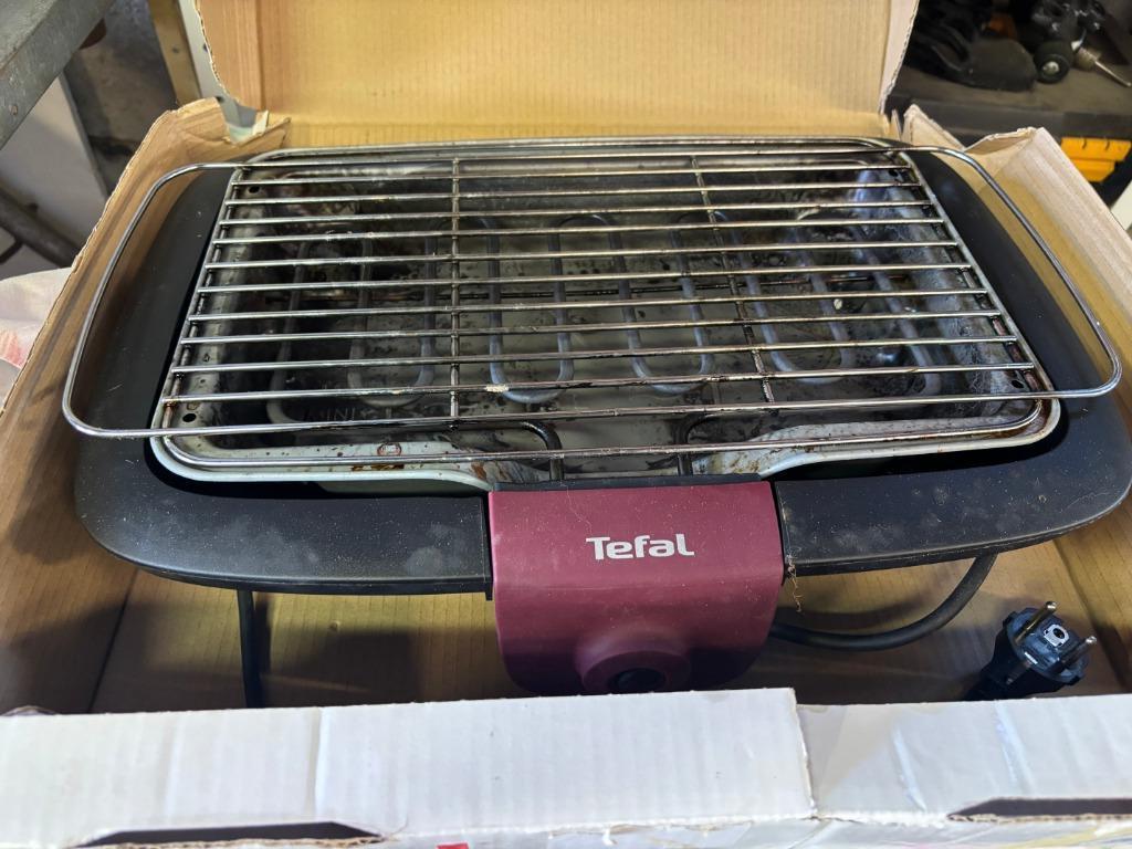 Elektrisch grill Tefal, Elektronische apparatuur, Grillplaten, Ophalen, Gebruikt, Tafelgrill
