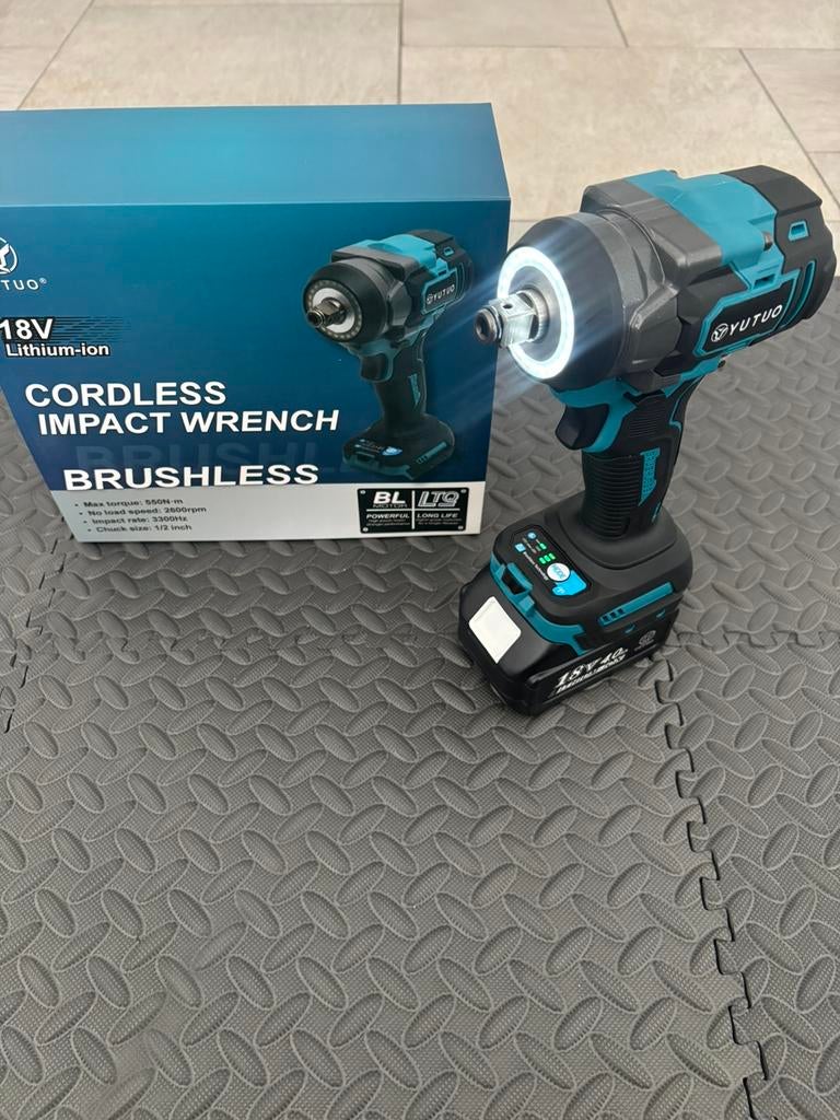 NIEUW Complete 18VBrushless Accu Gereedschap Set (10 Accu’s), Doe-het-zelf en Bouw, Ophalen, Nieuw