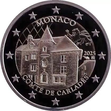 pieces 2 euros de monaco, Enlèvement ou Envoi, Monaco, 2 euros