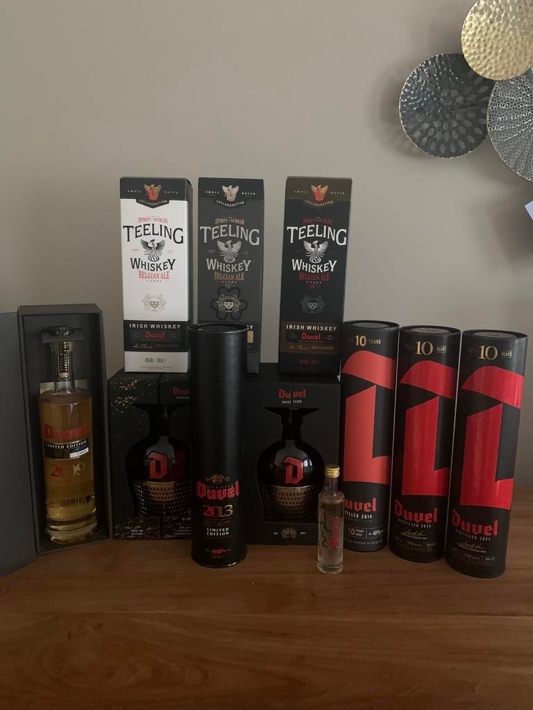 Duvel - verzameling whisky, Verzamelen, Ophalen, Zo goed als nieuw