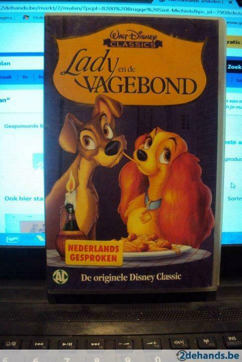 Lady en de vagebond, Cd's en Dvd's, Film