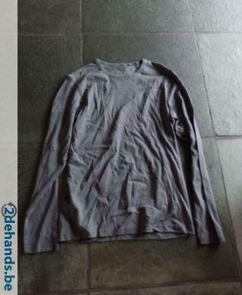 [3790]pull gris 2XL angelo litrico avec étiquette, Enlèvement ou Envoi, Neuf, Autres tailles, Gris