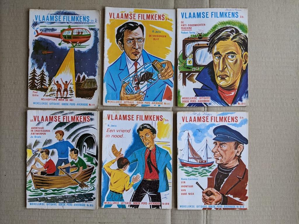 6 Vlaamse Filmpjes uit jaren ’60, Ophalen of Verzenden, Gelezen