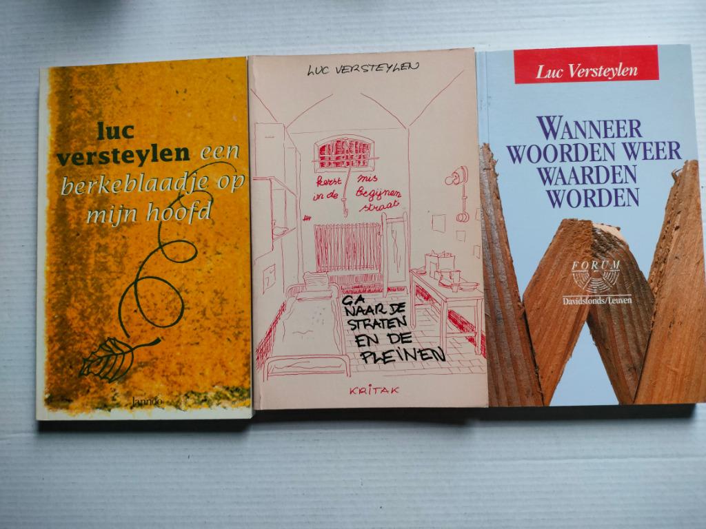 Luc Versteylen - 3 boeken : 15 € per stuk jezuiet + AGALEV, Livres, Religion & Théologie, Enlèvement ou Envoi, Comme neuf, Luc Versteylen