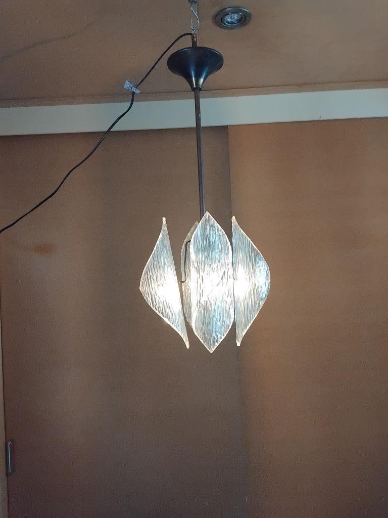 vintage hanglamp, Ophalen of Verzenden, Gebruikt, Kunststof