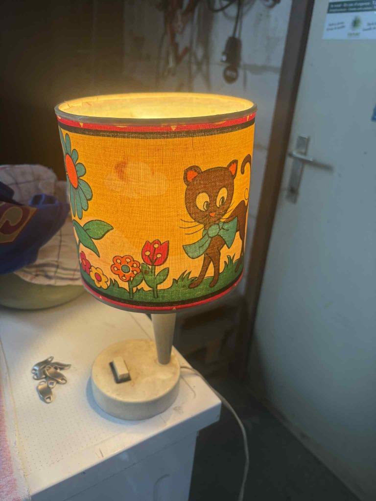 retro nachtlampje voor kinderen, Ophalen, Gebruikt