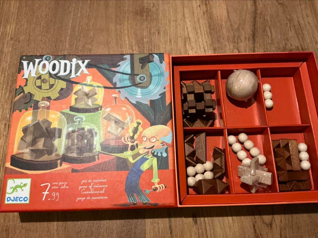 Woodix geduldspel 7_99 jaar oud Djeco, Hobby en Vrije tijd, Ophalen, Zo goed als nieuw