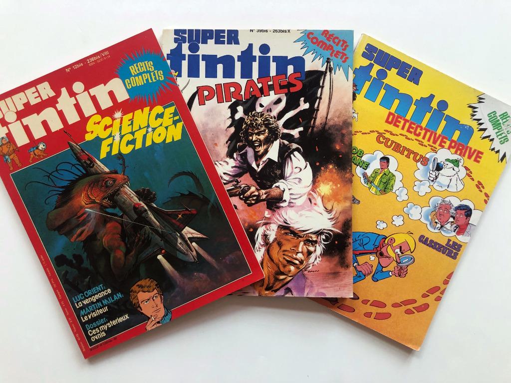 Recueils Super Tintin n. 8 10 25 - 1979 à 1984 - eo tbe, Plusieurs BD, Enlèvement, Utilisé, Hergé Vance Hermann Tibet