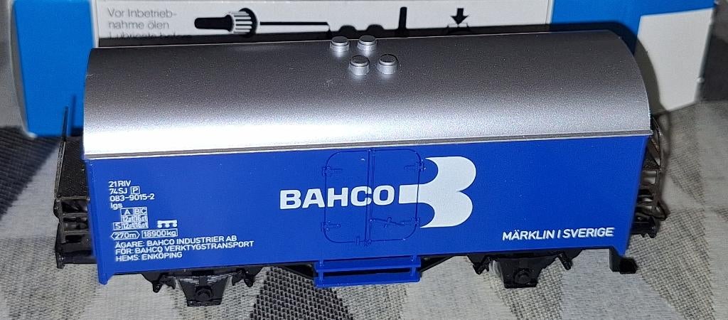 Märklin HO 4415 set van 3 koelwagons van de SJ, Ophalen of Verzenden, Märklin