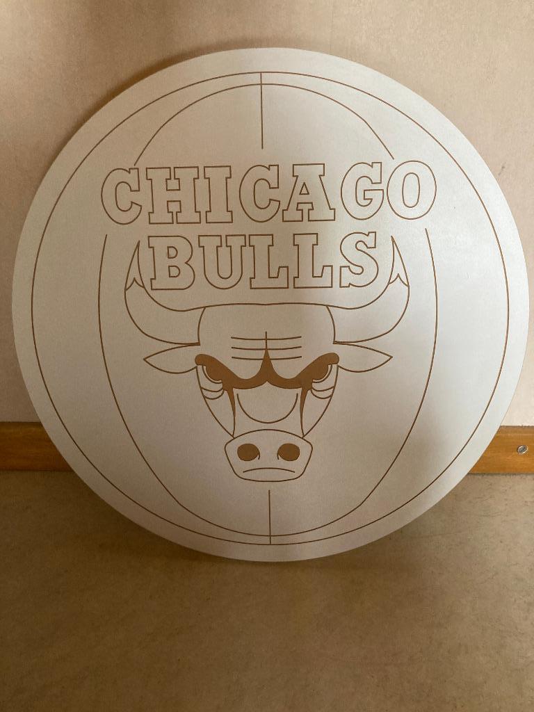 Chicago Bulls basketlogo, Sports & Fitness, Basket, Enlèvement ou Envoi, Comme neuf, Autres types