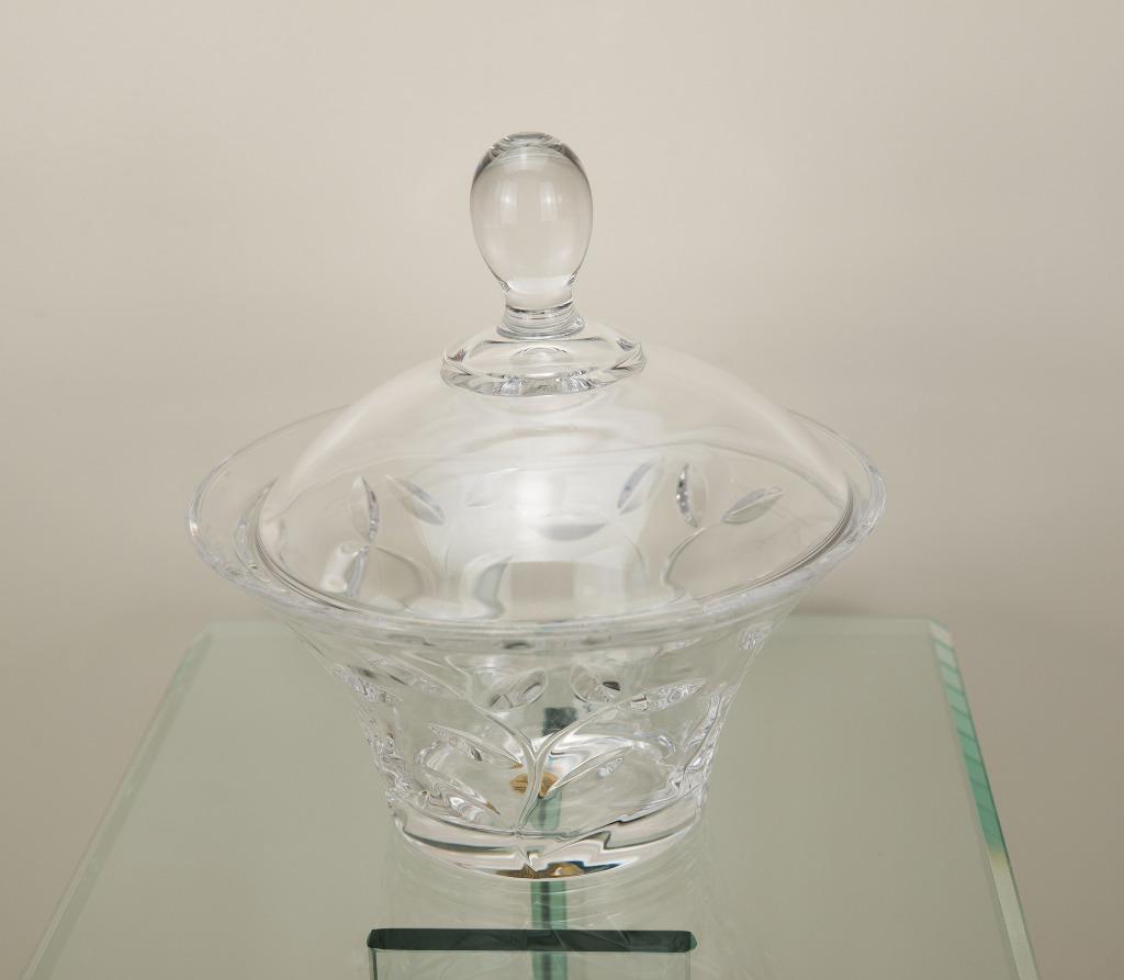 kristallen snoeppot, Antiek en Kunst, Antiek | Glaswerk en Kristal, Ophalen of Verzenden
