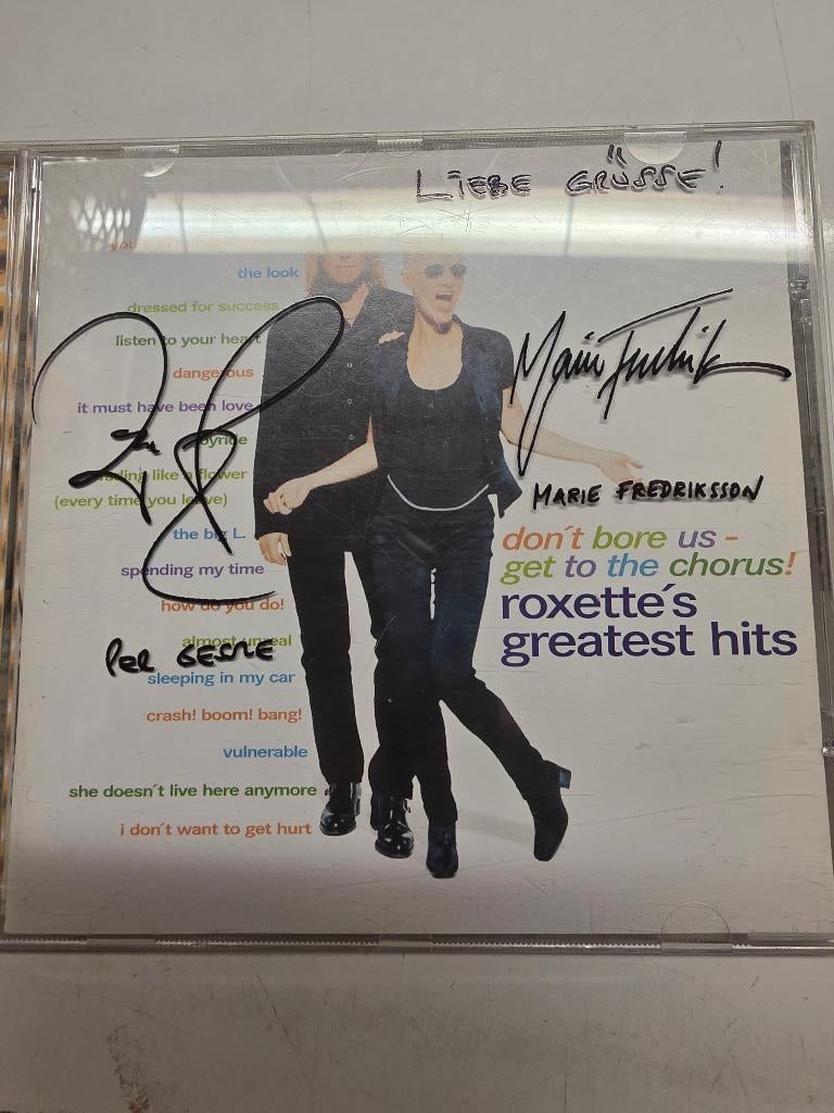 Roxette greatest hits cd  gesigneerd, CD & DVD, Enlèvement ou Envoi