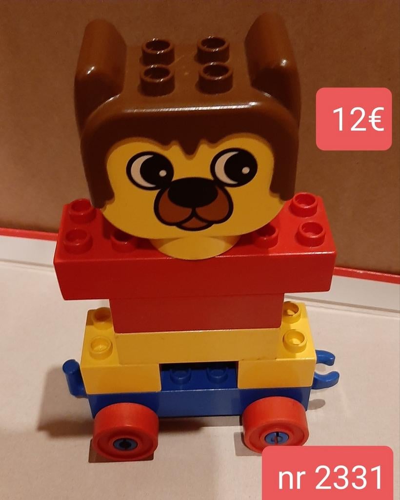 Lego duplo Barnaby op skateboard( vintage), Ophalen of Verzenden, Zo goed als nieuw, Duplo