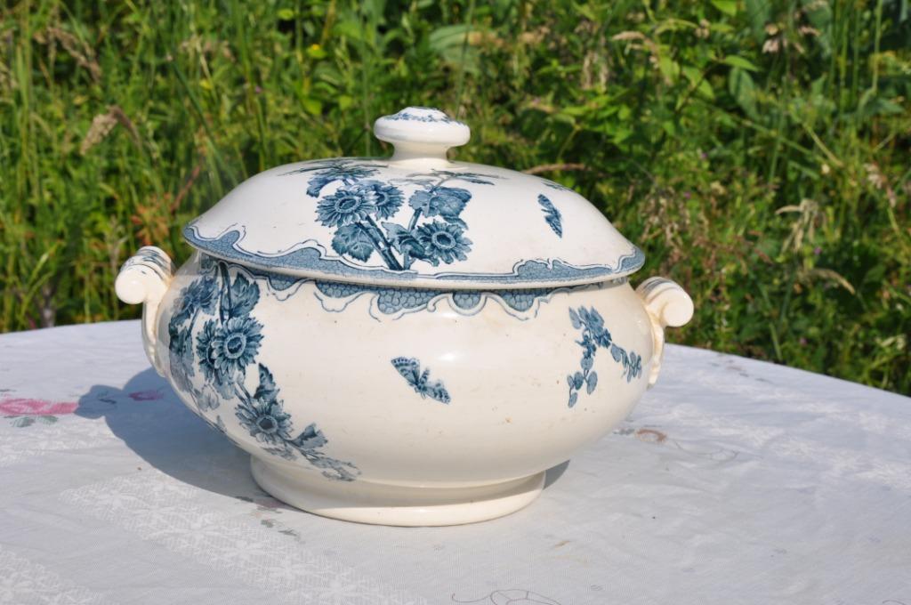 soupière longwy decor soleil, Ophalen of Verzenden