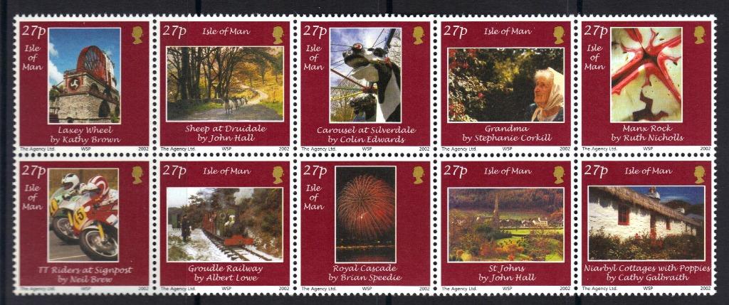 Isle of Man yvertnrs.: 1023/32 postfris, Postzegels en Munten, Verzenden, Postfris