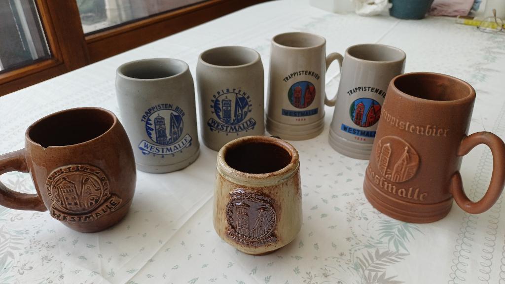 Glazen van Westmalle, Verzamelen, Glas en Drinkglazen, Ophalen, Gebruikt, Overige typen