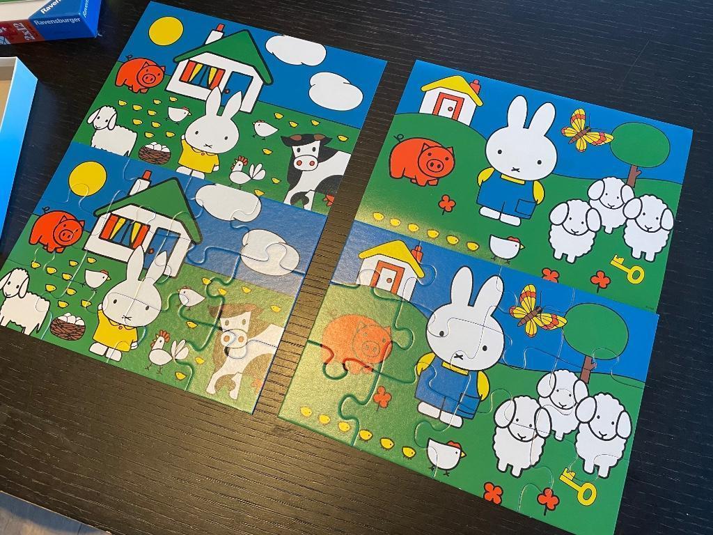 Ravenburger kinderpuzzel Nijntje, 2 x 12 stukjes, Kinderen en Baby's, Ophalen, Nieuw