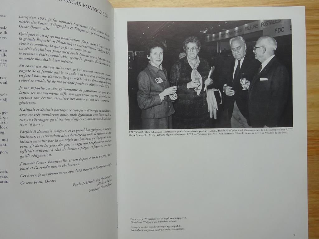 Oscar Bonnevalle, Kunst en Filatelie II -- 1994 - monografie, Boeken, Ophalen of Verzenden, Zo goed als nieuw, Schilder- en Tekenkunst