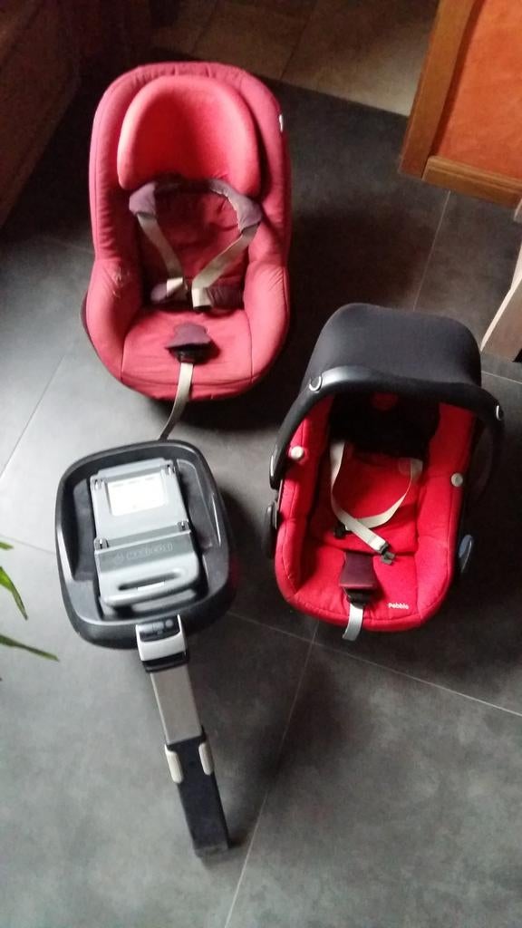 Ensemble siège auto Pearl avec maxi cosy + base Isofix, Enlèvement, Maxi-Cosi, Isofix