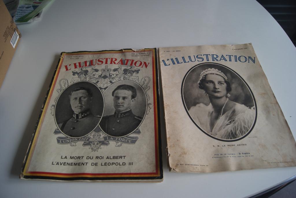 tijdschriften over Albert 1 en koningin Astrid, Ophalen