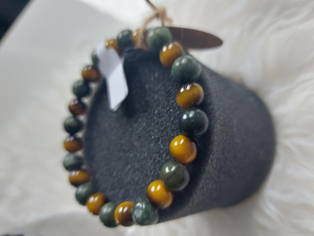 Armband in natuursteen, Ophalen of Verzenden, Nieuw