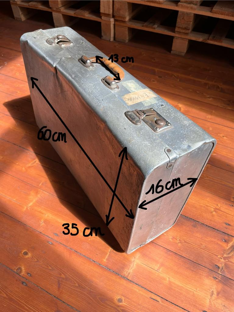Valise de voyage ancienne Congo Star 1940, Maison & Meubles, Accessoires pour la Maison | Coffres, Utilisé, Moins de 50 cm, 50 à 100 cm