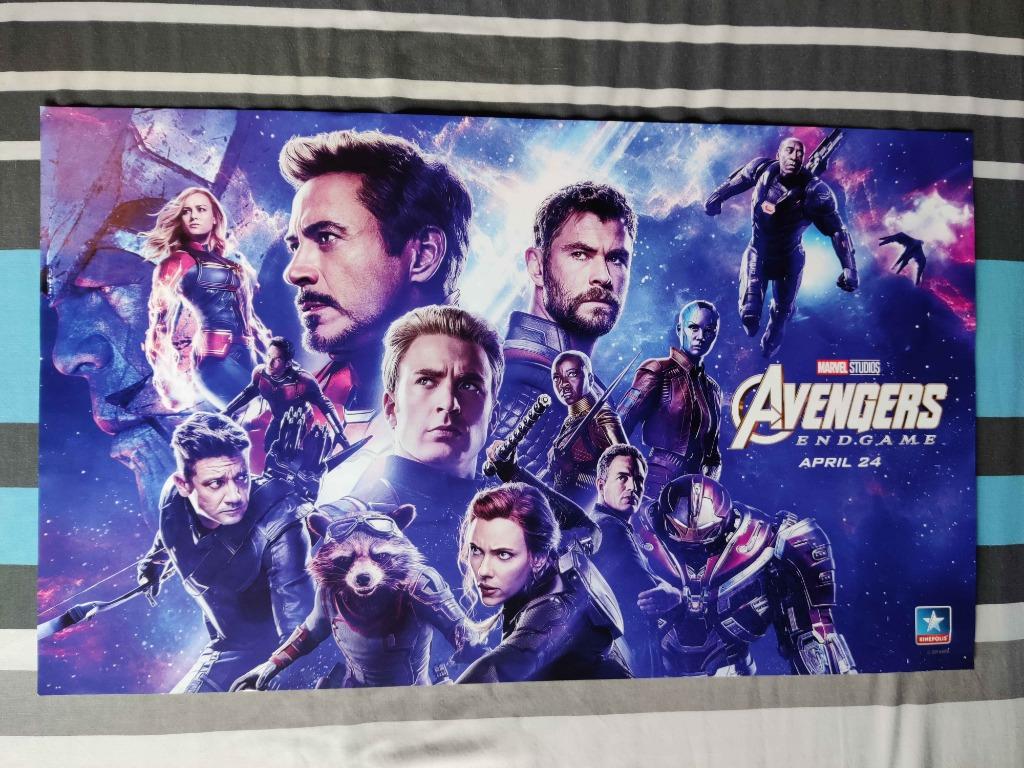 Avengers: Endgame Kinepolis Poster, Enlèvement ou Envoi, Rectangulaire horizontal, A1 jusqu'à A3, Utilisé