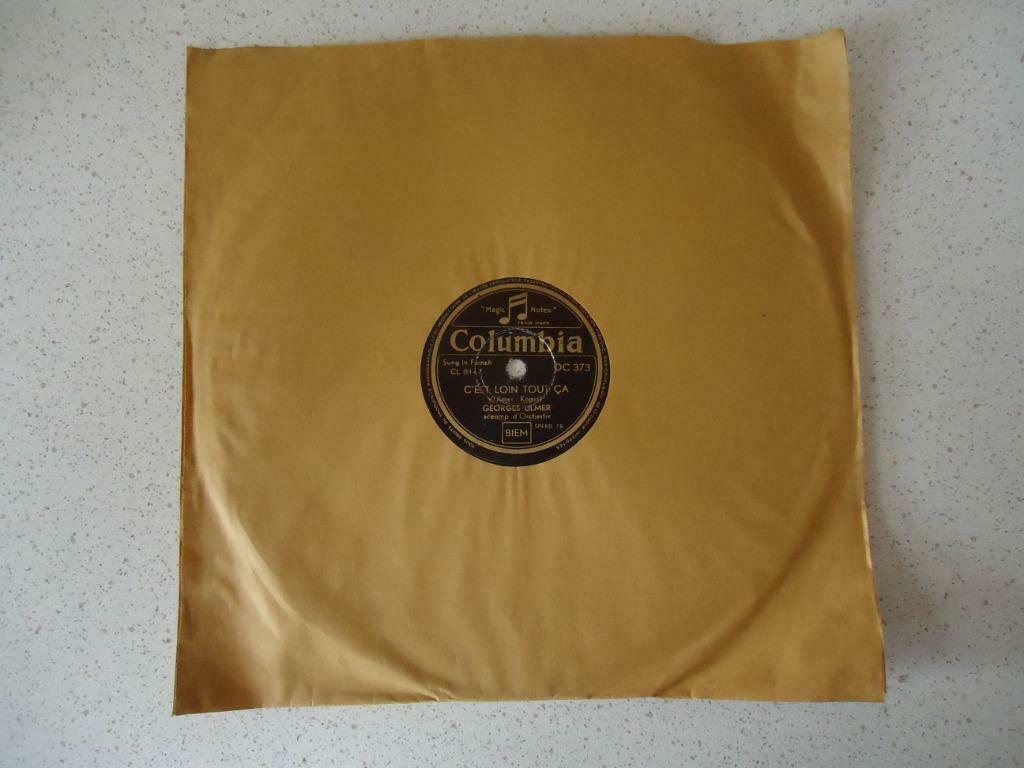 78 Toeren / LP ""Georges Ulmer"  Pigalle / C'est Loin Tout Ç, Ophalen of Verzenden, Gebruikt, 10 inch