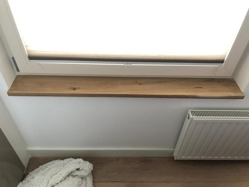 Maatwerk eiken vensterbanken. Vanaf €30.- per m1, Doe-het-zelf en Bouw, Hout en Planken, Plank, Eiken, Ophalen
