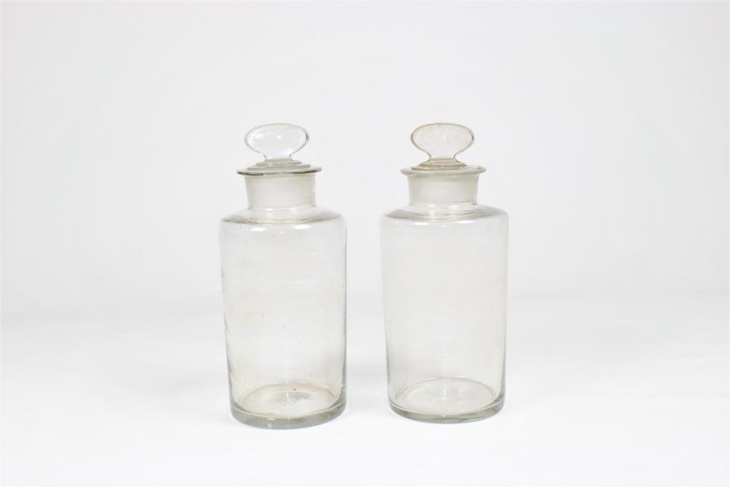 2 oude apothekersflessen, Antiek en Kunst, Ophalen of Verzenden