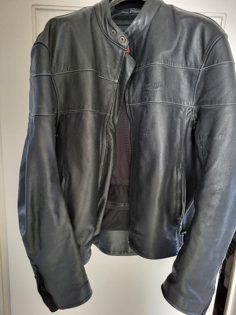 lederen Triumph motorjas, Motoren, Ophalen, Heren, Triumph, Jas | leer