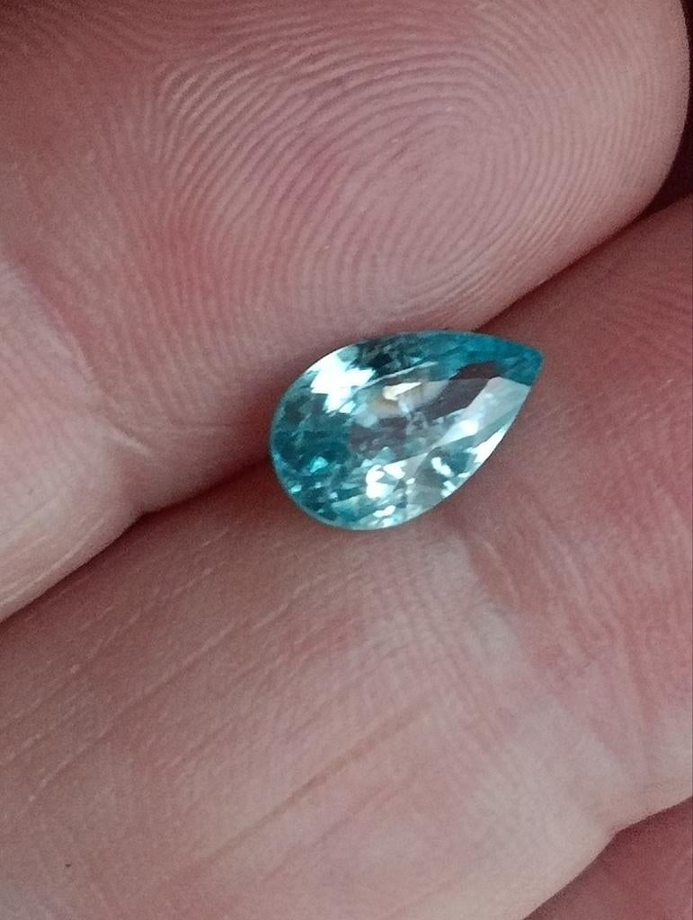 Blauwe Zirkoon uit Cambodja, Ophalen of Verzenden, Nieuw