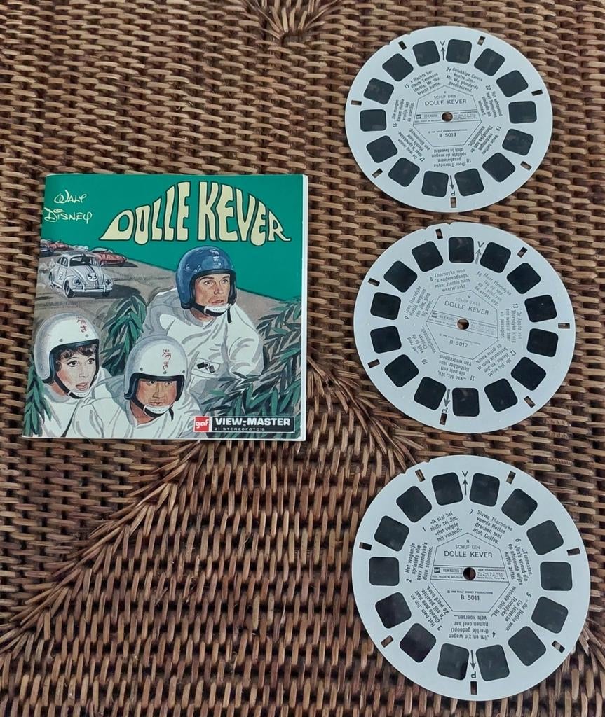 B 501 View-master reels Dolle Kever Walt Disney Gaf, Verzamelen, Ophalen
