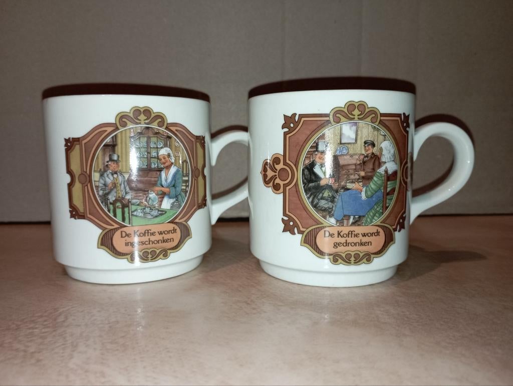 Koffietassen Douwe Egberts, Ophalen of Verzenden, Zo goed als nieuw, Kop(pen) en/of Schotel(s)