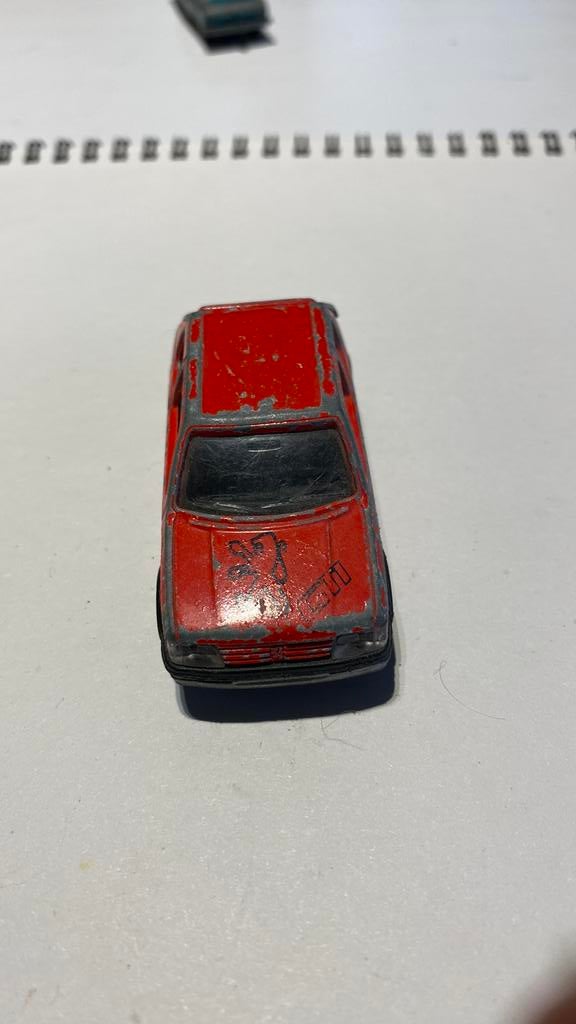 Vintage auto Majorette peugeot 205 GTI 1/53, Overige merken, Gebruikt, 1:50 of kleiner, Auto