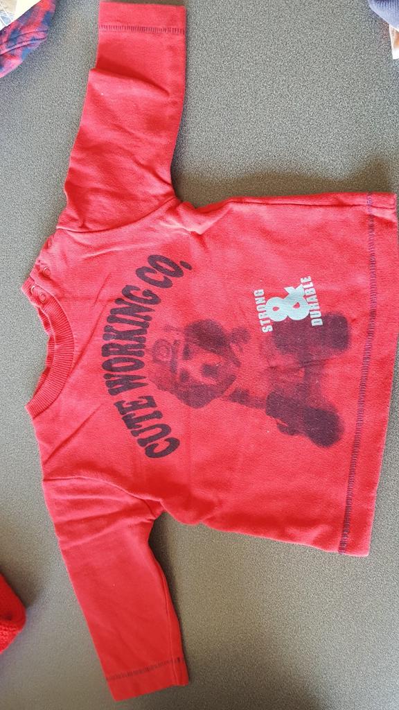 T-shirt Knot so bad jongen rood met lange mouwen., Enlèvement, Comme neuf