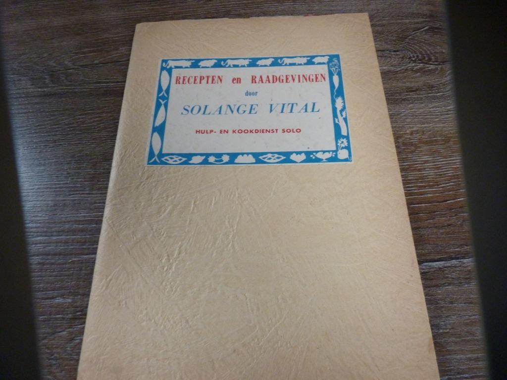 kookboekje door S. Vital ism Solo, Boeken, Kookboeken, Ophalen of Verzenden, Gelezen, Vital Solan, Europa