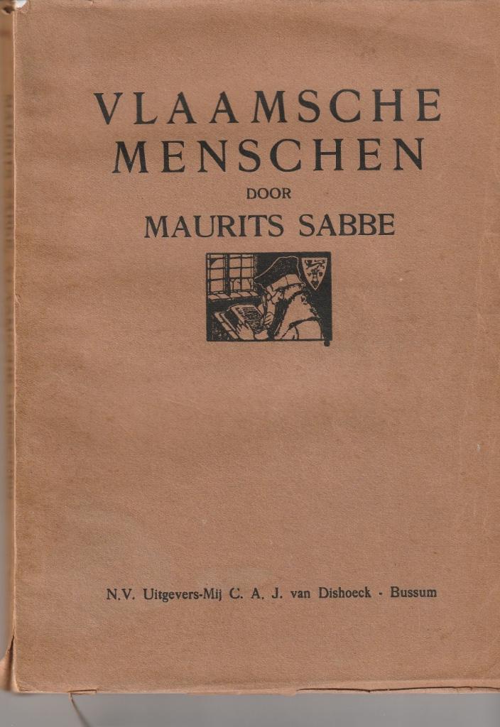 Maurits Sabbe “Vlaamsche menschen”, Livres, Littérature, Utilisé, Belgique, Enlèvement ou Envoi