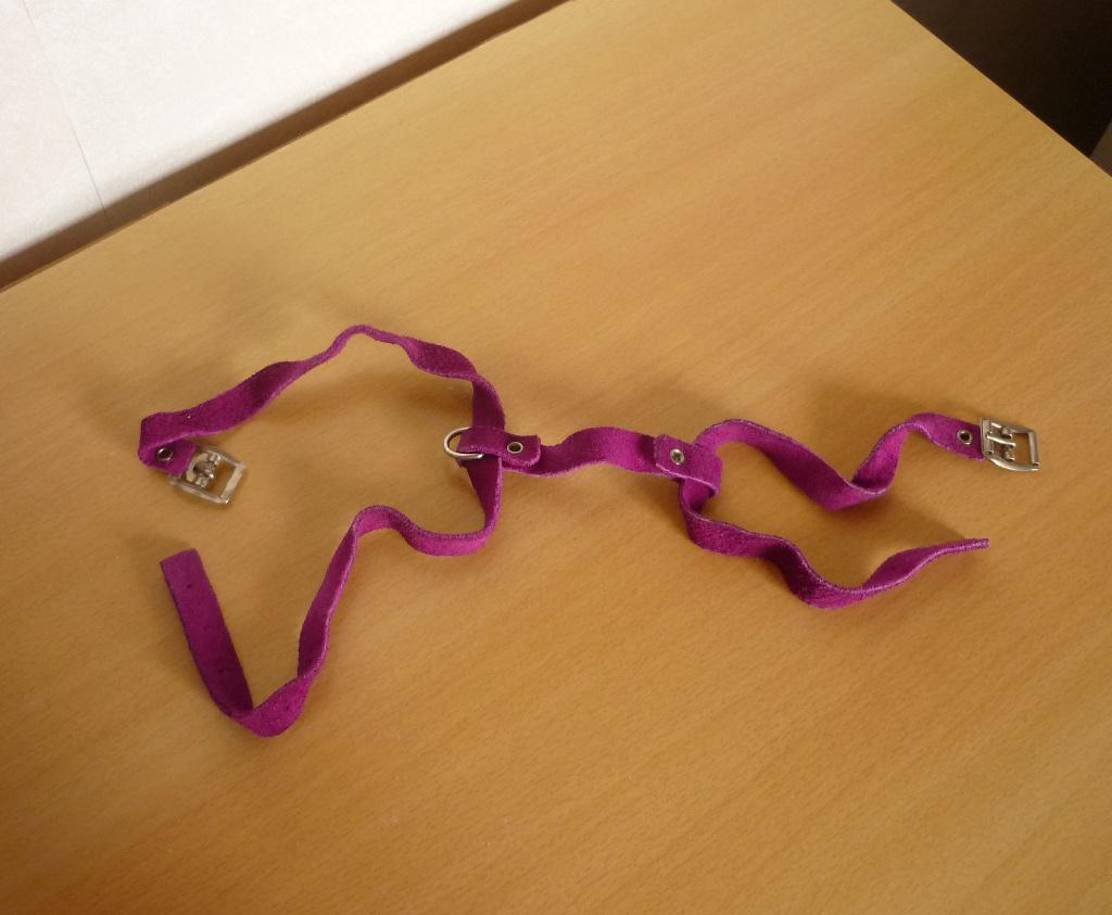 Gratis Donkerroze harnas, met leiband, voor katten, Dieren en Toebehoren, Ophalen of Verzenden