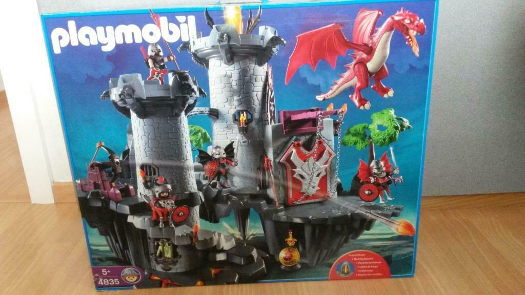 Playmobil 4835 Zwarte drakenburcht, Enfants & Bébés, Jouets | Playmobil, Enlèvement ou Envoi, Comme neuf, Ensemble complet