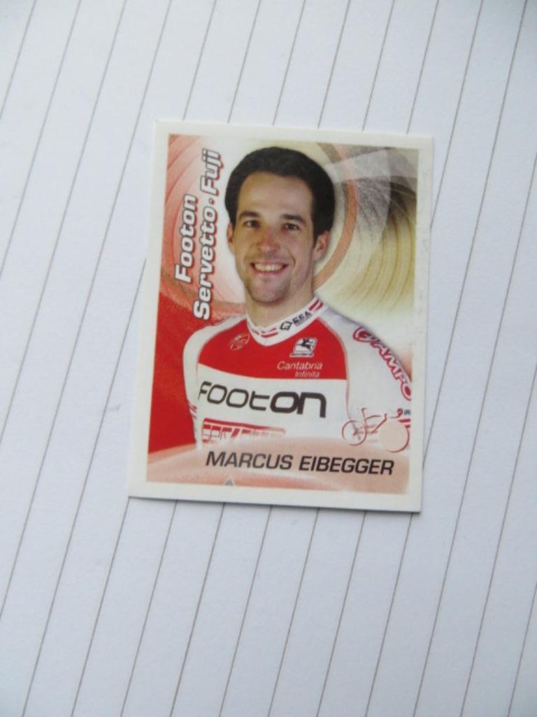 Sticker Sprint 2010: Marcus Eibegger - Footon Servetto - 128, Verzamelen, Ophalen of Verzenden, Nieuw, Sport