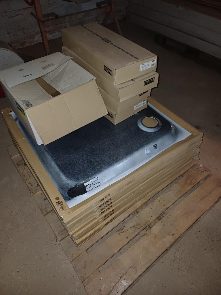 Douchebak 90x90 Splinternieuw !, Ophalen