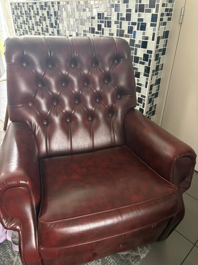 Zetel, Huis en Inrichting, Fauteuils, Ophalen, Zo goed als nieuw