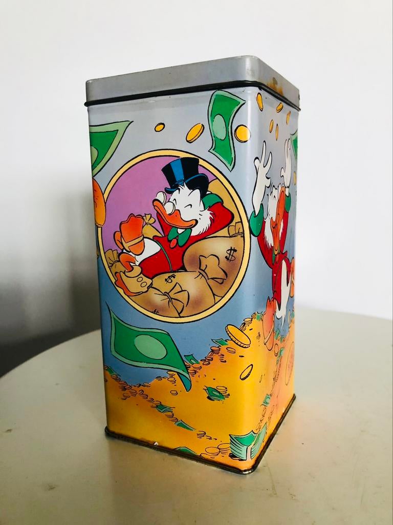 Vintage - Spaarpot - Dagobert - Donald Duck, Antiquités & Art, Enlèvement ou Envoi