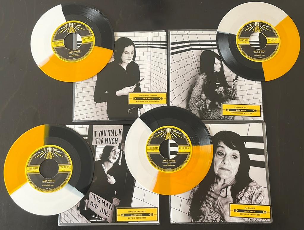 Jack White - 4 Exclusieve Singles - Tricolor, Enlèvement ou Envoi, Comme neuf