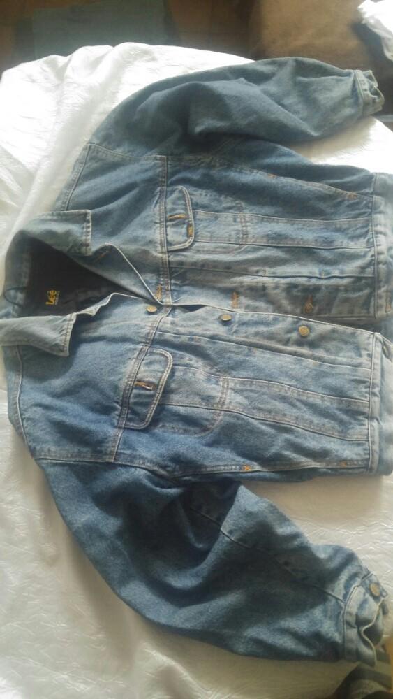 Vintage jeans winterjas uit 1970 - 80 Lee Riders T M or L US, Ophalen of Verzenden, Zo goed als nieuw