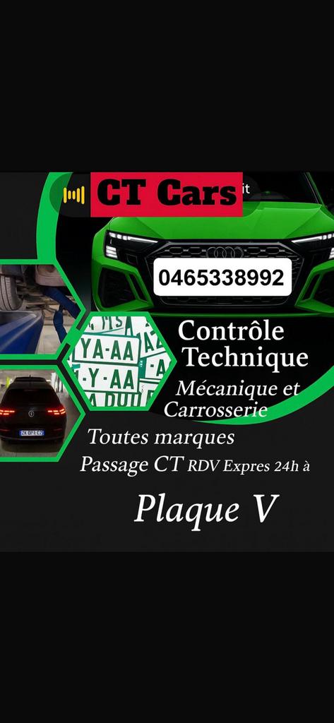 Controle Technique Bruxelles / 0465/33.89.92 / plaque Z, Enlèvement