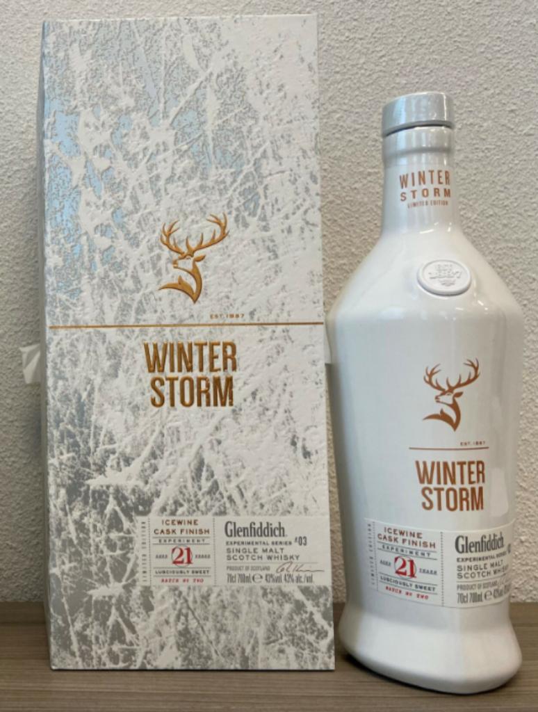 Glenfiddich Winter Storm 21 YO Batch #2 Icewine Cask Finish, Overige gebieden, Overige typen, Nieuw, Ophalen of Verzenden